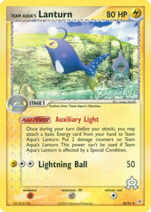 Team Aqua's Lanturn 28/95 - Team Magma vs Team Aqua - Poke-Collect