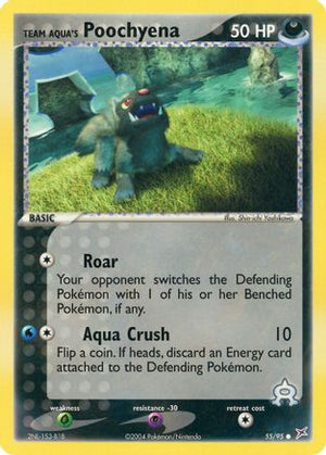 Team Aqua's Poochyena 55/95 - Team Magma vs Team Aqua Reverse Holofoil - Poke-Collect