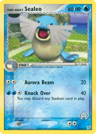 Team Aqua's Sealeo 31/95 - Team Magma vs Team Aqua - Poke-Collect