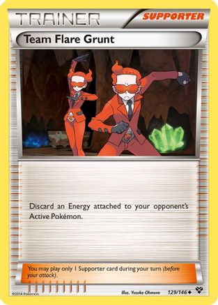 Team Flare Grunt 129/146 - XY - Poke-Collect