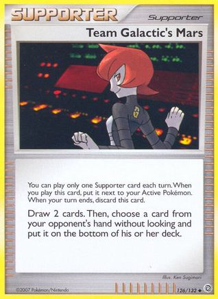 Team Galactic's Mars 126/132 - Secret Wonders Reverse Holofoil - Poke-Collect