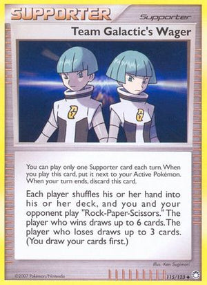 Team Galactic's Wager 115/123 - Mysterious Treasures - Poke-Collect