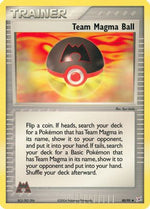 Team Magma Ball 80/95 - Team Magma vs Team Aqua - Poke-Collect