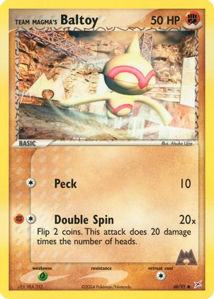 Team Magma's Baltoy 60/95 - Team Magma vs Team Aqua - Poke-Collect