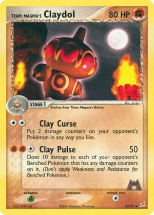 Team Magma's Claydol 33/95 - Team Magma vs Team Aqua Reverse Holofoil - Poke-Collect