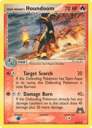 Team Magma's Houndoom 34/95 - Team Magma vs Team Aqua - Poke-Collect