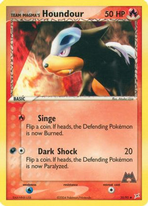 Team Magma's Houndour 35/95 - Team Magma vs Team Aqua - Poke-Collect