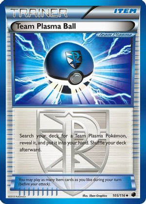Team Plasma Ball 105/116 - Plasma Freeze - Poke-Collect