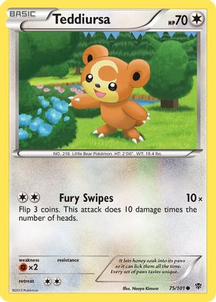 Teddiursa 75/101 - Plasma Blast - Poke-Collect