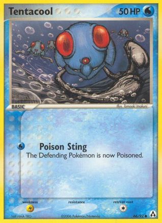 Tentacool 66/92 - Legend Maker Reverse Holofoil - Poke-Collect