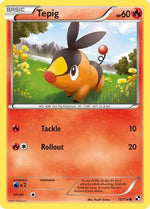 Tepig 15/114 - Black & White Reverse Holofoil - Poke-Collect