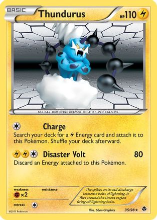 Thundurus 35/98 - Emerging Powers Holofoil - Poke-Collect