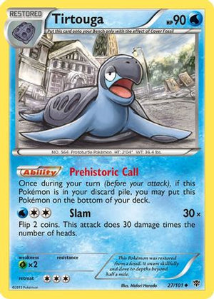 Tirtouga 27/101 - Plasma Blast - Poke-Collect