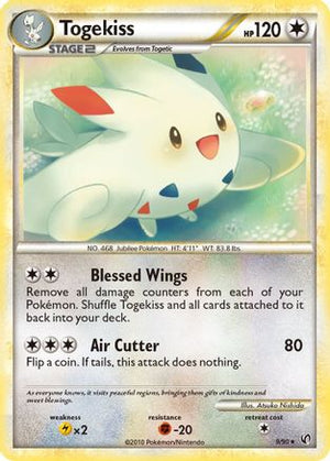 Togekiss 9/90 - HSUndaunted Holofoil - Poke-Collect