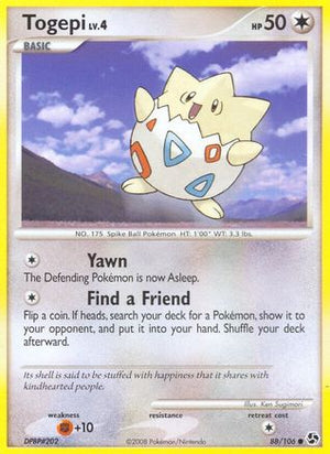 Togepi 88/106 - Great Encounters Reverse Holofoil - Poke-Collect