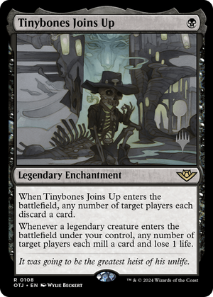 Tinybones Joins Up (PPOTJ-108) - Outlaws of Thunder Junction Promos - Poke-Collect
