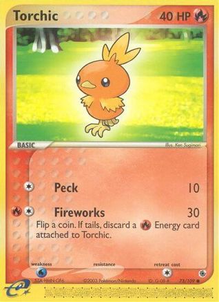 Torchic 73/109 - Ruby & Sapphire - Poke-Collect
