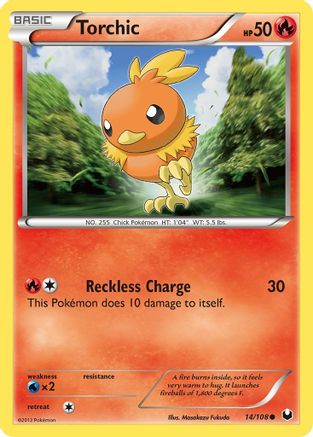 Torchic 14/108 - Dark Explorers - Poke-Collect