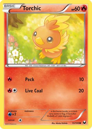 Torchic 15/108 - Dark Explorers - Poke-Collect