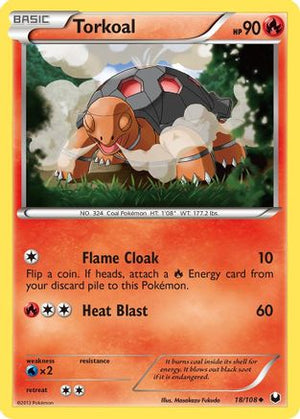 Torkoal 18/108 - Dark Explorers - Poke-Collect