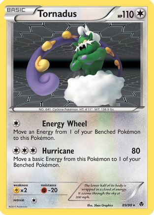 Tornadus 89/98 - Emerging Powers Holofoil - Poke-Collect