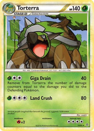 Torterra 10/95 - HSUnleashed Reverse Holofoil - Poke-Collect