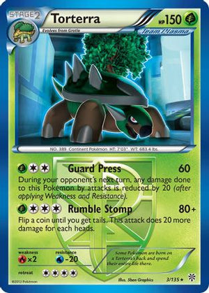 Torterra 3/135 - Plasma Storm - Poke-Collect