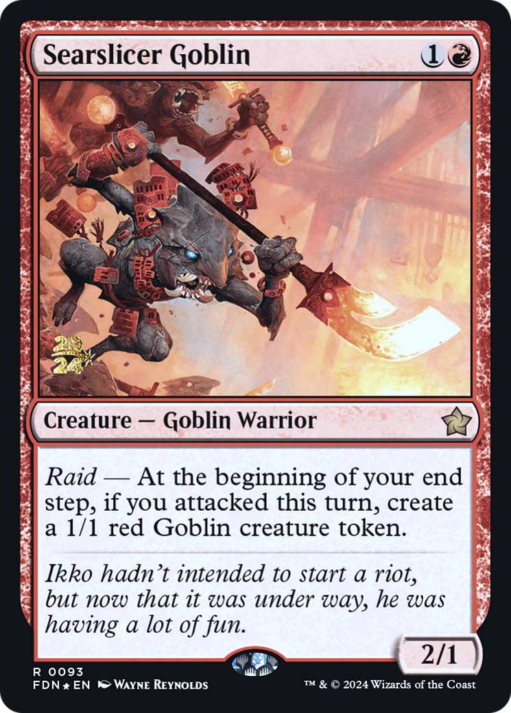 Searslicer Goblin (PRE-093) - Foundations Promos Foil - Poke-Collect