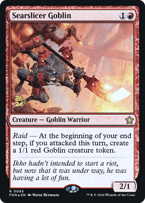 Searslicer Goblin (PRE-093) - Foundations Promos Foil - Poke-Collect