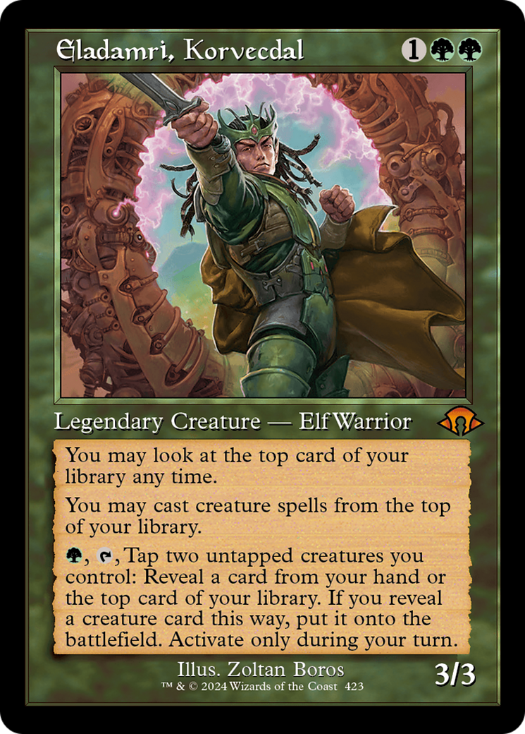 Eladamri, Korvecdal (Retro Frame) (MH3-423) - Modern Horizons 3 - Poke-Collect