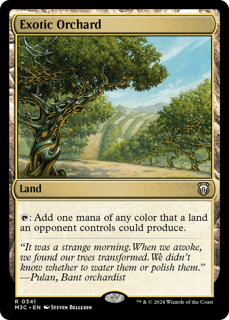 Exotic Orchard (M3C-341) - Modern Horizons 3 Commander - Poke-Collect
