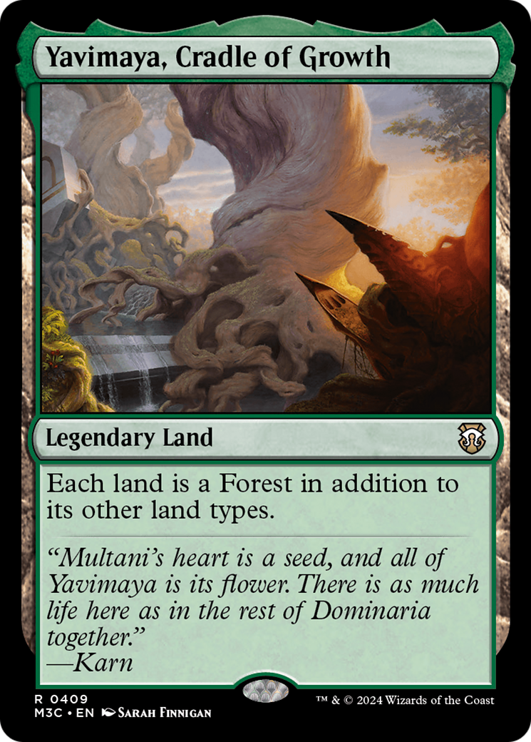 Yavimaya, Cradle of Growth (M3C-409) - Modern Horizons 3 Commander - Poke-Collect
