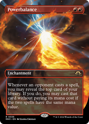 Powerbalance (Borderless) (MH3-335) - Modern Horizons 3 (Borderless) Foil - Poke-Collect