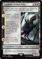 Summon: Primal Odin (FIN-121) - FINAL FANTASY: (enchantment) Foil - Poke-Collect