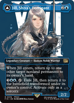 Jill, Shiva's Dominant // Shiva, Warden of Ice (FIN-378) - FINAL FANTASY: (enchantment) (Borderless) Foil - Poke-Collect