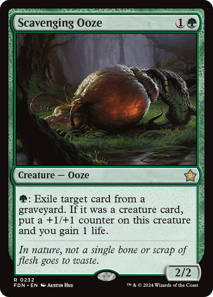 Scavenging Ooze (FDN-232) - Foundations - Poke-Collect