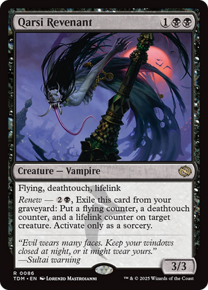 Qarsi Revenant (TDM-086) - Tarkir: Dragonstorm Foil - Poke-Collect