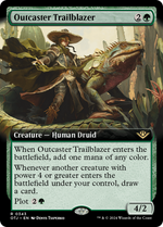 Outcaster Trailblazer (OTJ-343) - Outlaws of Thunder Junction: (Extended Art) Foil - Poke-Collect