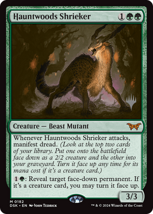 Hauntwoods Shrieker (PPDSK-182) - Duskmourn: House of Horror Promos Foil - Poke-Collect