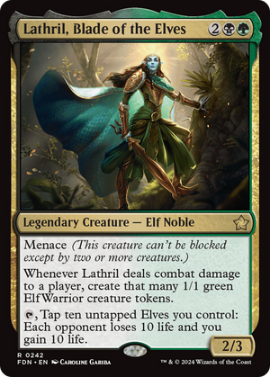 Lathril, Blade of the Elves (FDN-242) - Foundations Foil - Poke-Collect