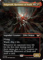 Valgavoth, Harrower of Souls (Borderless) (DSC-006) - Duskmourn: House of Horror Commander (Borderless) - Poke-Collect