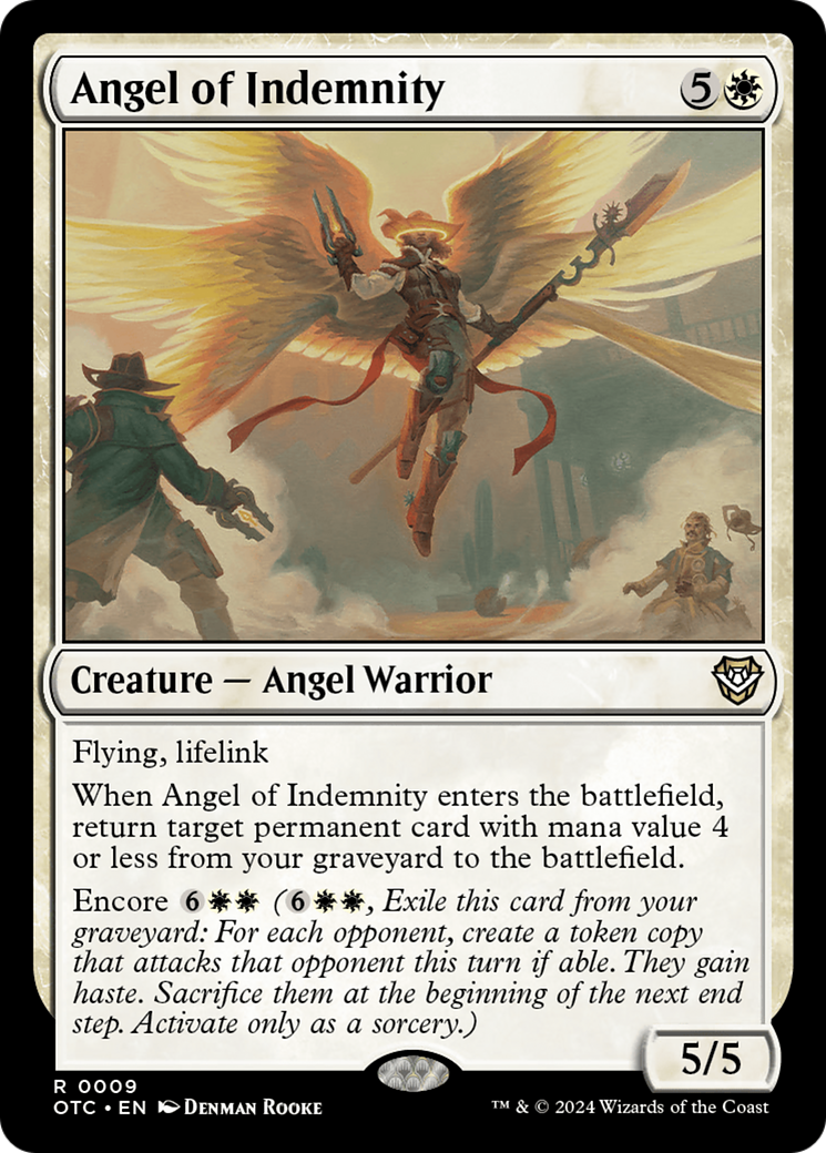 Angel of Indemnity (OTC-009) - Outlaws of Thunder Junction Commander - Poke-Collect