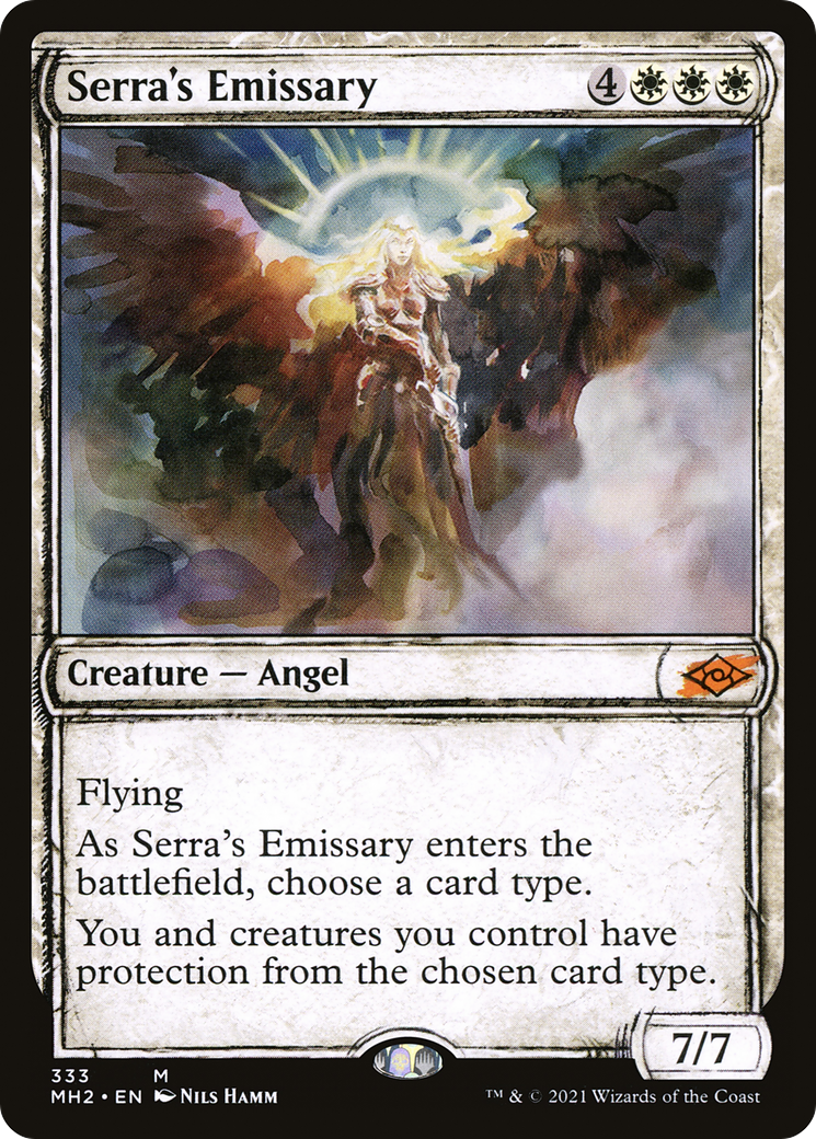 Serra's Emissary (MH2-333) - Modern Horizons 2: (Showcase) Foil - Poke-Collect