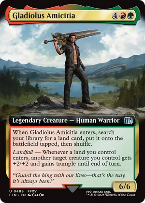Gladiolus Amicitia (FIN-489) - FINAL FANTASY: (Extended Art) Foil - Poke-Collect