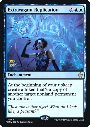 Extravagant Replication (PRE-154) - Foundations Promos: (enchantment) Foil - Poke-Collect