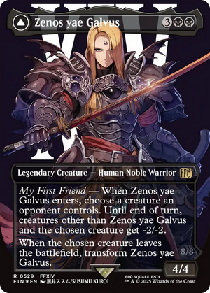 Zenos yae Galvus // Shinryu, Transcendent Rival (FIN-529) - FINAL FANTASY (Borderless) Foil - Poke-Collect