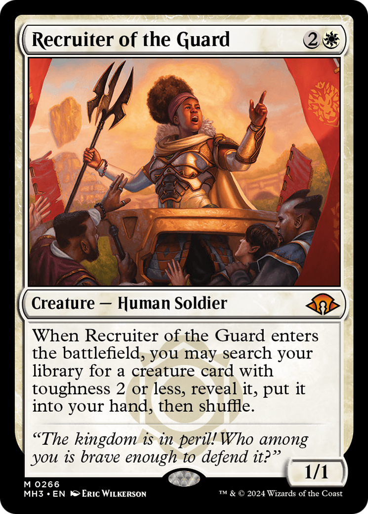 Recruiter of the Guard (MH3-266) - Modern Horizons 3 Foil - Poke-Collect