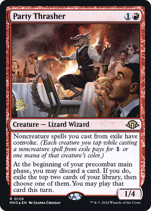 Party Thrasher (PRE-129) - Modern Horizons 3 Promos Foil - Poke-Collect