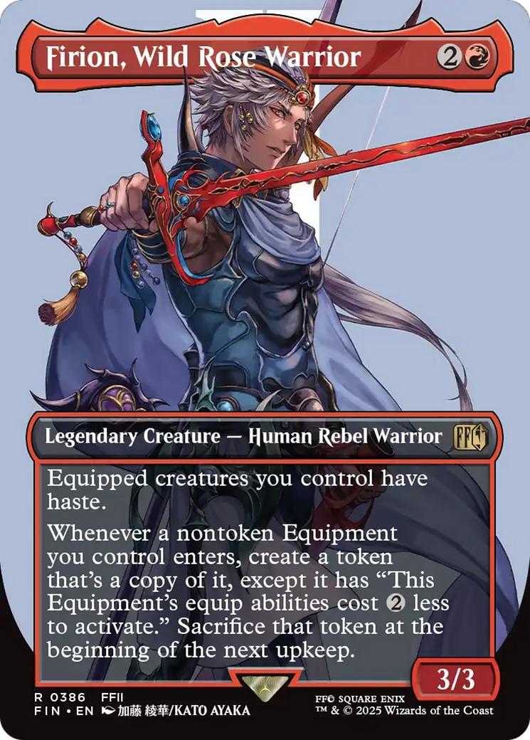 Firion, Wild Rose Warrior (FIN-386) - FINAL FANTASY (Borderless) - Poke-Collect