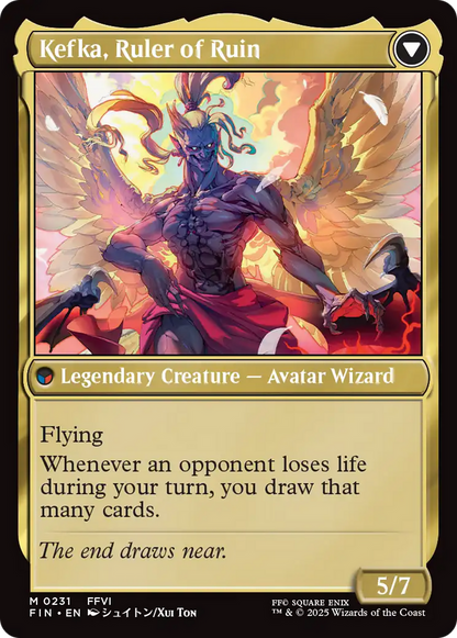 Kefka, Court Mage // Kefka, Ruler of Ruin (FIN-231) - FINAL FANTASY Foil - Poke-Collect